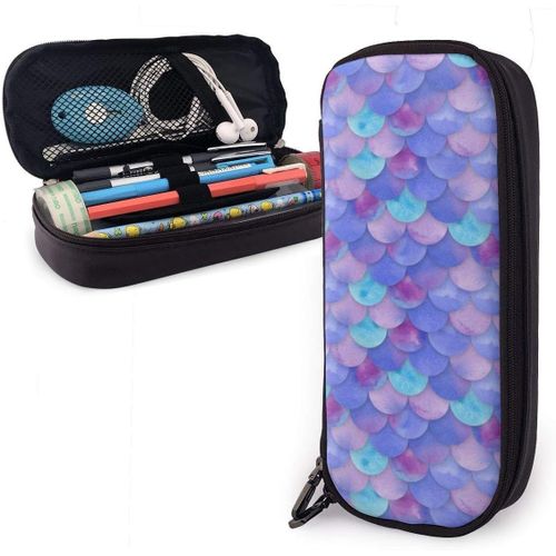 Trousse ¿¿ Crayons ¿¿Cailles De Poisson Violet Pochette ¿¿ Crayons Sac ¿¿ Crayons L¿¿Ger Pour Gar?Ons ¿¿Tudiants Filles