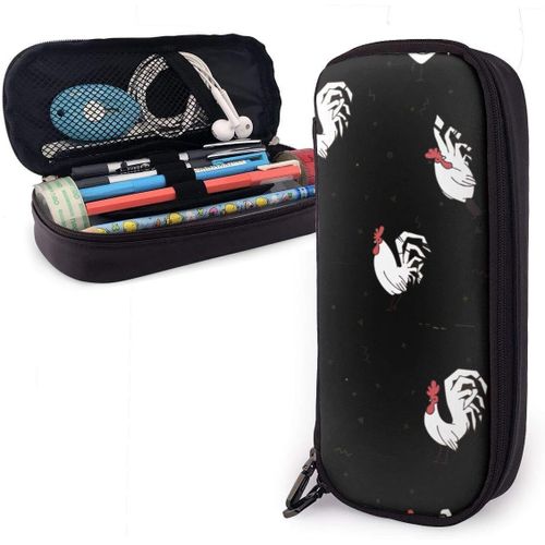 Trousse ¿¿ Crayons Coq Poulet Motif Dr?Le Pochette ¿¿ Crayons Mignon Sac ¿¿ Crayons Grand Sac ¿¿ Stylo