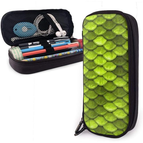 Trousse ¿¿ Crayons Belle ¿¿Cailles De Poisson Vert Lime Trousse ¿¿ Crayons En Cuir Trousse ¿¿ Crayons Amusante