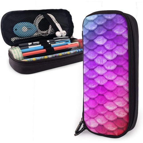 Trousse ¿¿ Crayons Color¿¿E Arc-En-Ciel ¿¿Cailles De Poisson Pochette ¿¿ Crayons ¿¿Tanche Sac ¿¿ Crayons Double Fermeture ¿¿Clair Or