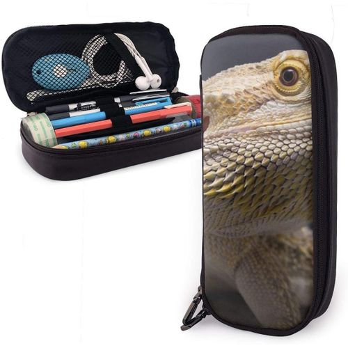 Trousse ¿¿ Crayons Mignon Dr?Le Dragon Barbu L¿¿Zards Organisateur D'animaux Sac De Papeterie L¿¿Ger Grand Sac ¿¿ Stylo Grande Ca