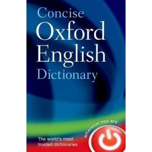 Concise Oxford English Dictionary 12th Ed