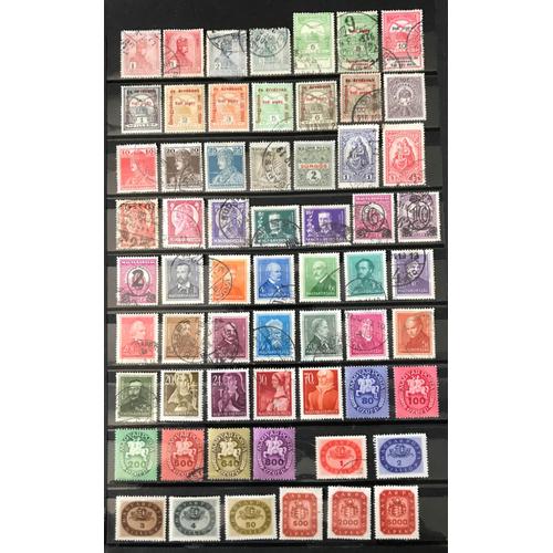 Lot De 61 Timbres Divers Hongrie