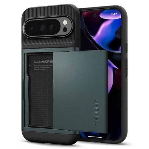 Spigen Coque Slim Armor Cs Google Pixel 9 Pro Xl Abyss Green