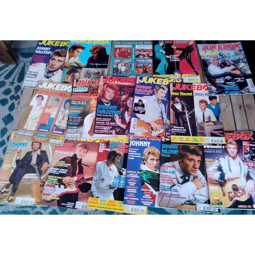 Lot 16 Jukebox Magazine Avec Johnny Hallyday En Couverture; Les Numéros 63 71 100 148 150 177 189 193 197 215 218 232 245 259 269 280