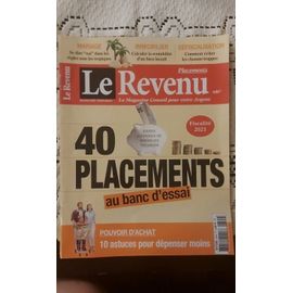 Le Revenu 40 Placements Au Banc D Essai