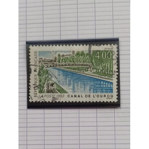 L148 -- Timbre Oblitéré France N ° 2764 -- Année 1992 -- " Série Touristique, Canal De L' Ourcq ".