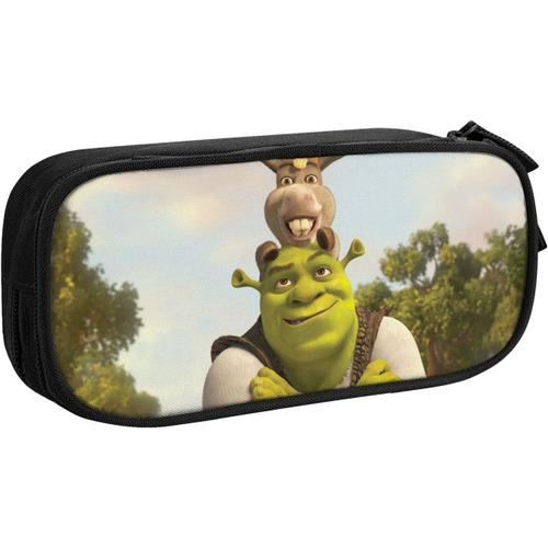 Shrek Grande Capacit¿¿ Trousse De Rangement Pour Enfants, Adultes, Unisexe Noir-Noir-Taille Unique