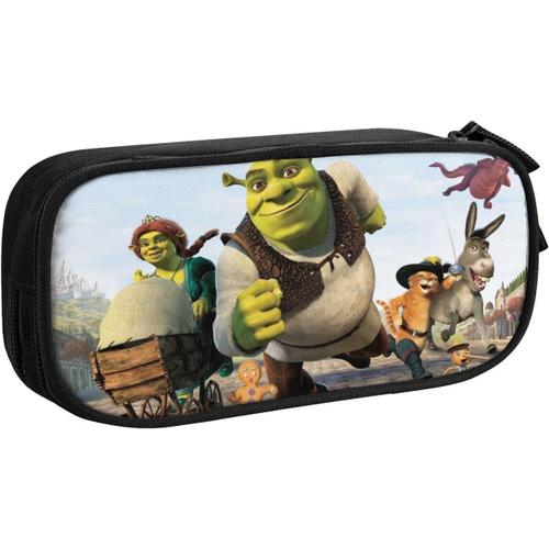 Shrek Fore-Ver Af-Ter Trousse À Crayons Grande Capacité Pour Enfants, Adultes, Unisexe Noir-Noir-Taille Unique