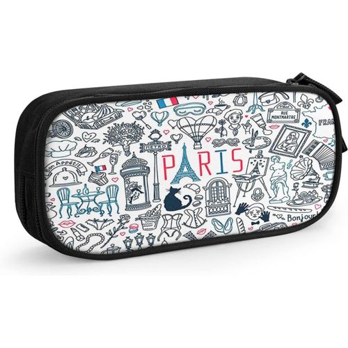 Trousse À Crayons Amusant Cochon D'inde, Grande Capacité Grande Pochette Porte-Stylo
