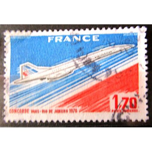 1976. Pa 49 Poste Aérienne: Mise En Service Commercial De "Concorde" Paris-Rio De Janeiro.