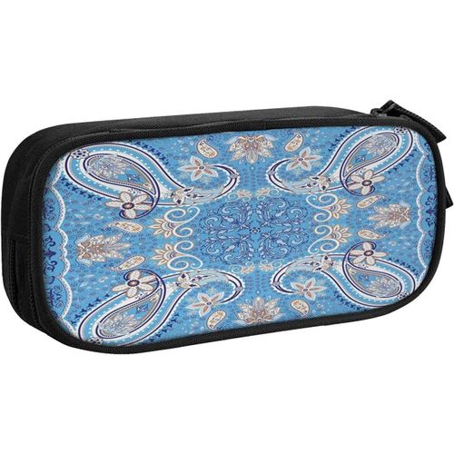 Trousse Plume Motif Plume 477, Grande Capacité Grande Pochette Porte-Stylo