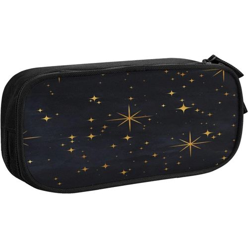 Trousse Plume Motif Plume 477, Grande Capacité Grande Pochette Porte-Stylo
