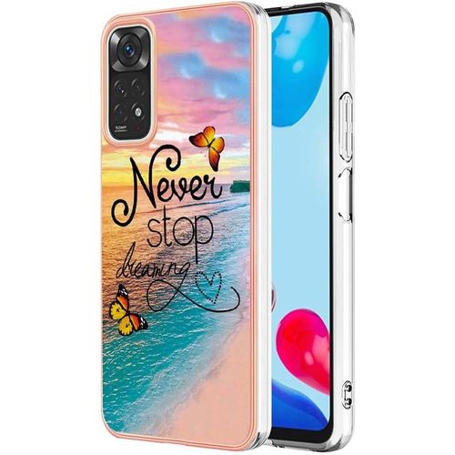 Coque Pour Xiaomi Redmi Note 11s/Redmi Note 11 4g, Ultra Mince Élégant En Silicone Souple Motifs Colorés Coque Brillante Antichoc, Tpu Gel Etui Résistant - Papillon Rêve