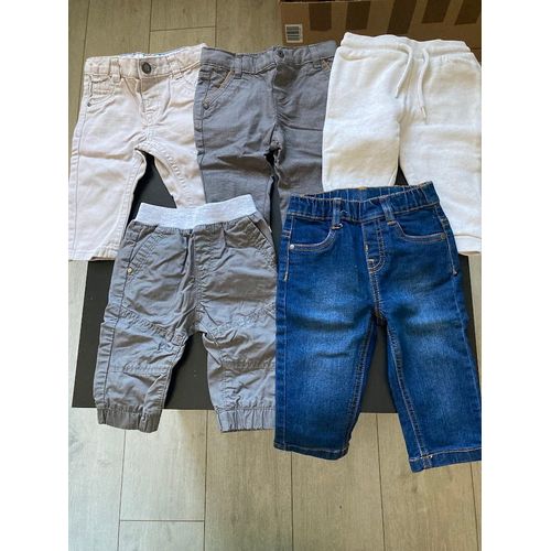 Lot 5 Pantalons Garçon 6 Mois