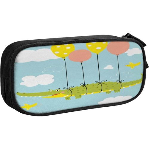 Trousse Crocodile 947, Grande Capacité Grande Pochette Porte-Stylo