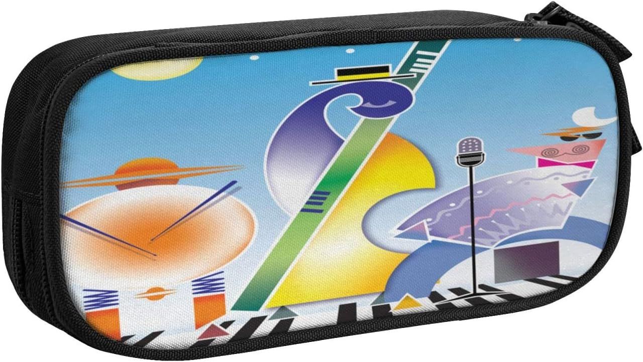 Trousse À Crayons Tropical Flamingo Flower Movie, Grande Capacité Grande Pochette Porte-Stylo