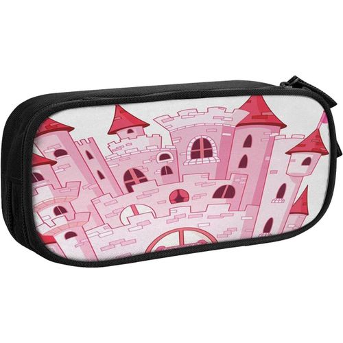Trousse À Crayons Château Conte De Fées Princesse Magique, Grande Capacité Grande Pochette Porte-Stylo