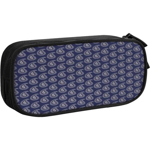 Trousse Plume Motif 486, Grande Capacité Grande Pochette Porte-Stylo