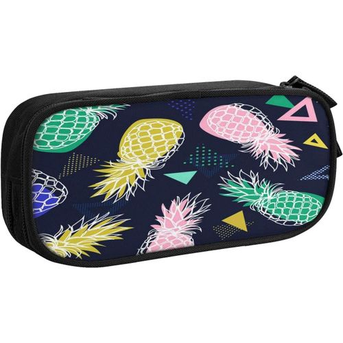 Trousse À Crayons Tortue Colibri Notes De Musique Numérique, Grande Capacité Grande Pochette Porte-Stylo