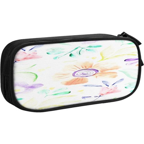 Trousse Agressif Poisson Siamois, Grande Capacité Grande Pochette Porte-Stylo