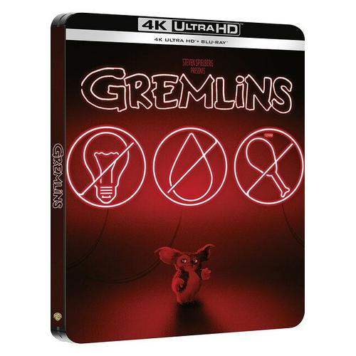 Gremlins - 4k Ultra Hd + Blu-Ray - Édition Boîtier Steelbook