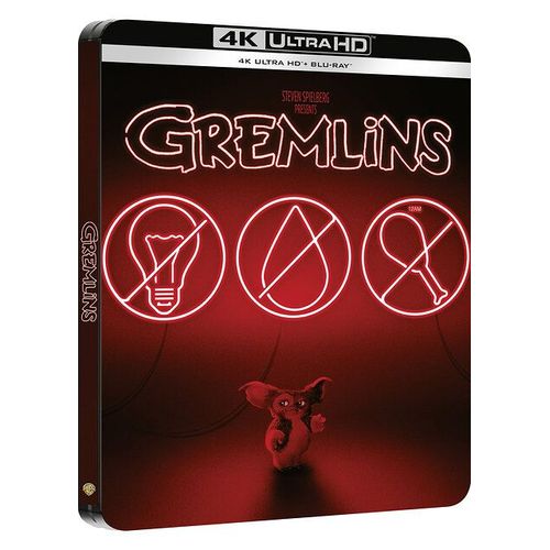Gremlins - 4k Ultra Hd + Blu-Ray - Boîtier Steelbook Limité