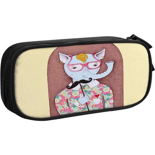 Trousse À Crayons Koala Fleur De Corail Grimpant Aux Arbres, Grande Capacité Grande Pochette Porte-Stylo
