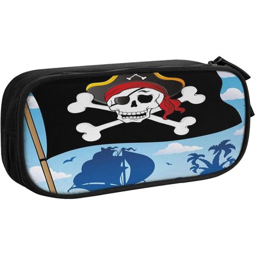 Trousse Pirate 1, Grande Capacité Grande Pochette Porte-Stylo