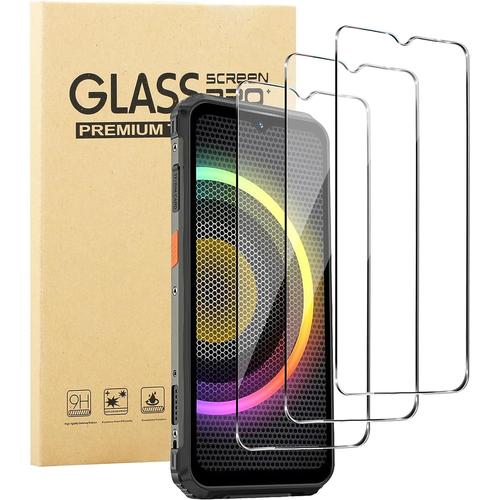 3 Pièces Verre Trempé Pour Ulefone Armor 21, Haute Dureté Anti-Rayures Film Protecteur, Ultra Clair Transparente Film De Protection Écran Pour Ulefone Armor 21