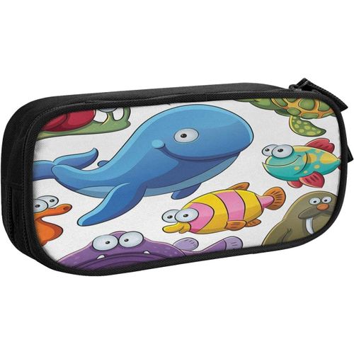 Trousse À Crayons Fleur Papillon Colorée, Grande Capacité Grande Pochette Porte-Stylo