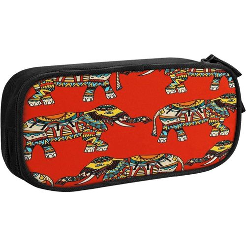 Trousse À Crayons Abeille À Miel Tournesol Doré Brillant, Grande Capacité Grande Pochette Porte-Stylo