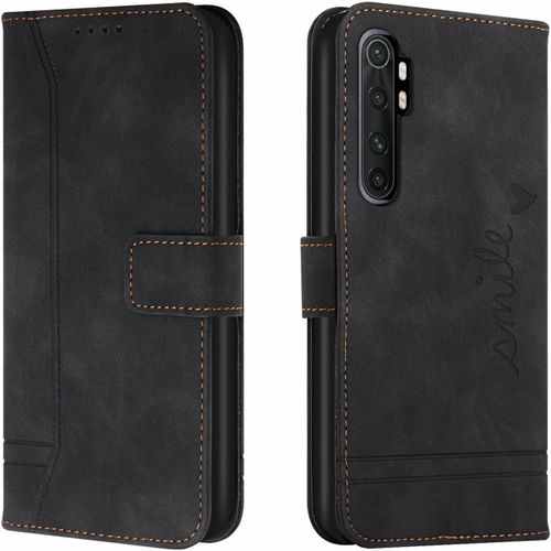 Couvercle De Boîtier Pour L'étui Portefeuille Xiaomi Mi Note 10 Lite 5g, Étui De Protection En Tpu Antichoc, Étui De Téléphone En Cuir Pu Magnétique Flip Folio Étui En Cuir Porte-Cartes Cou
