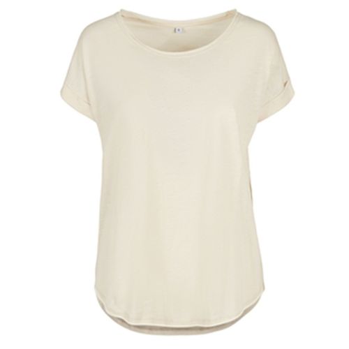 T-Shirt Manches Courtes Chauve-Souris - Femme - By036 - Beige