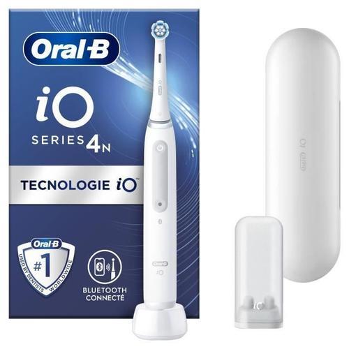 Brosse A Dents Électrique Oral-B Io4 Connectée - 80363959 - Blanc - Sans Fil