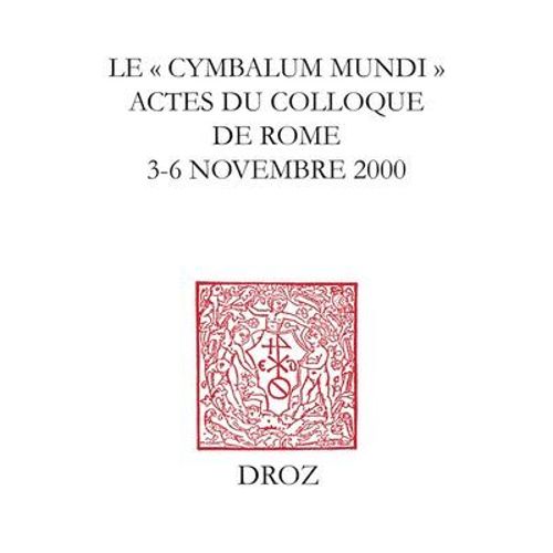 Le "Cymbalum Mundi