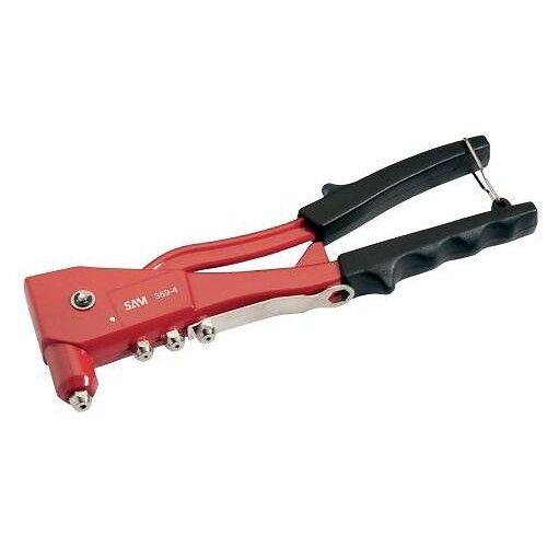 Pince à riveter à main avec 4 embouchures SAM OUTILLAGE