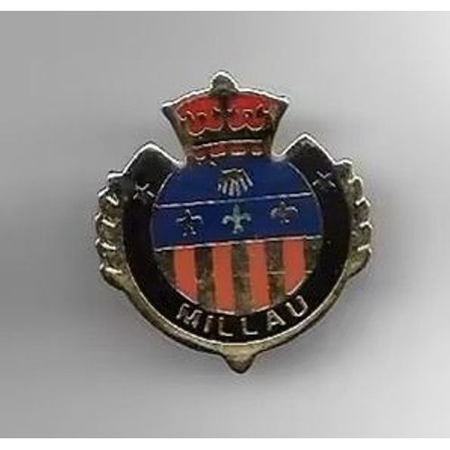 Pins Ville Millau Cp 12100 Aveyron Blason Couronne Armoiries 