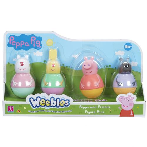 Weebles Weebles Peppa Pig - Coffret 4 Personnages - Asst