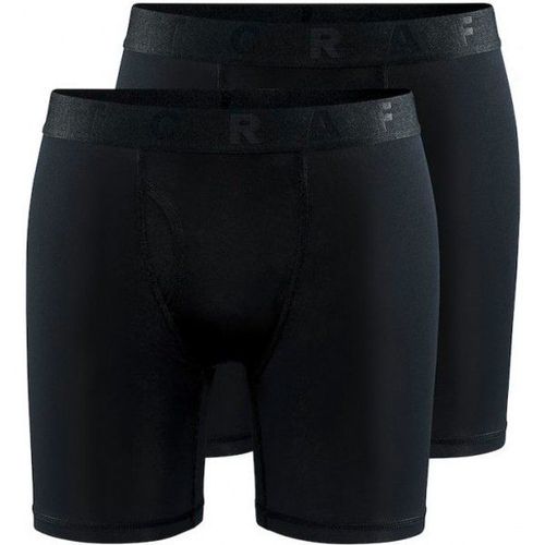 Core Dry Boxer 6-Inch 2-Pack Sous-Vêtement Synthétique Taille L, Noir