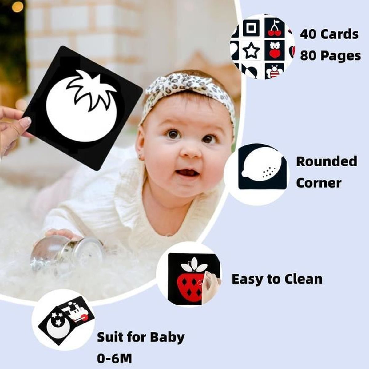 CARTE CONTRASTE MONTESSORI EUR 10,00 - PicClick FR