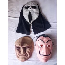 Lot de 3 masques de déguisement