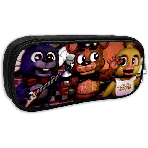 Five Nights Freddy Trousse À Crayons Grande Capacité Avec Fermeture Éclair Durable Et Pour Ranger Des Fournitures Scolaires Et De Bureau