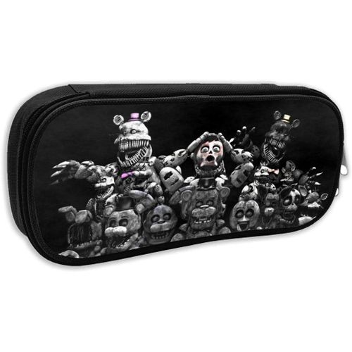 Five Nights Freddy Trousse À Crayons Grande Capacité Avec Fermeture Éclair Durable Et Pour Ranger Des Fournitures Scolaires Et De Bureau