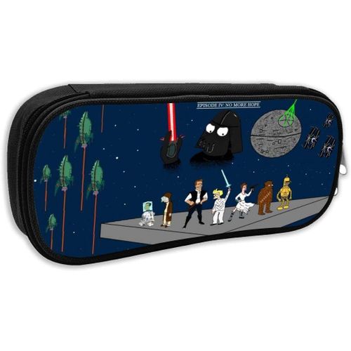 Futurama Trousse À Crayons De Grande Capacité Avec Fermeture Éclair Durable Et Pour Ranger Des Fournitures Scolaires Et De Bureau