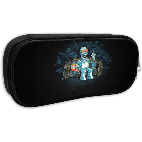 Futurama Trousse À Crayons De Grande Capacité Avec Fermeture Éclair Durable Et Pour Ranger Des Fournitures Scolaires Et De Bureau