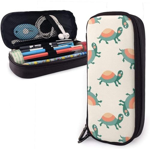 Grande Trousse À Crayons En Forme De Tortue Pour Garçons Et Filles, Pour Étudiant, Université, Fournitures Scolaires Et De Bureau
