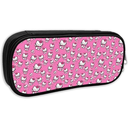 Hello Kitty Trousse À Crayons Grande Capacité Avec Fermeture Éclair Durable Pour Fournitures Scolaires Et De Bureau