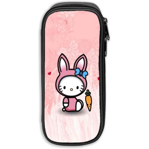 Hello Kitty Trousse À Crayons Avec Fermeture Éclair Durable Pour L'école Et Le Bureau