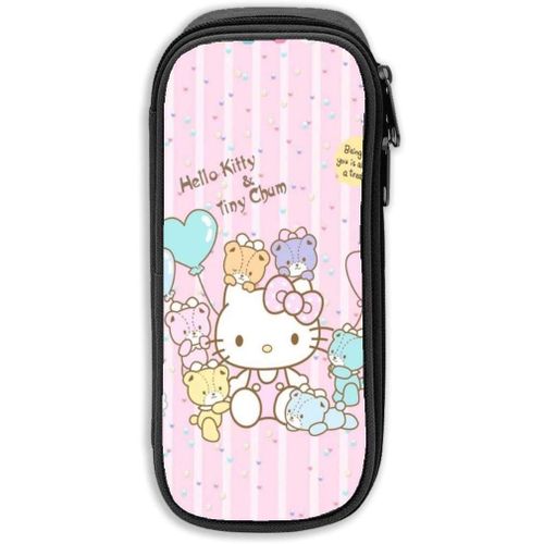 Hello Kitty Trousse À Crayons Avec Fermeture Éclair Durable Pour L'école Et Le Bureau
